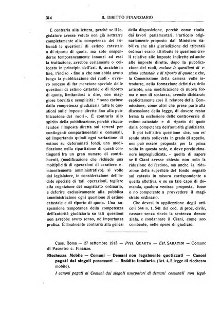 Il diritto finanziario rivista quindicinale di dottrina e giurisprudenza in materia d'imposte dirette e tasse sugli affari