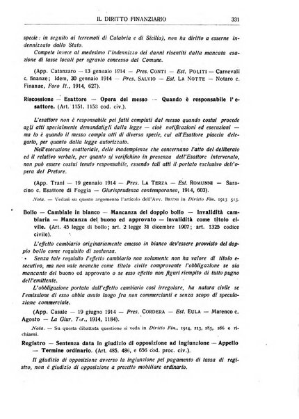 Il diritto finanziario rivista quindicinale di dottrina e giurisprudenza in materia d'imposte dirette e tasse sugli affari