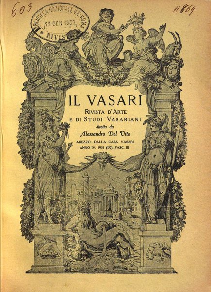 Il Vasari rivista d'arte e di studi vasariani