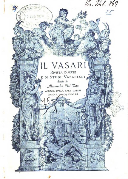 Il Vasari rivista d'arte e di studi vasariani