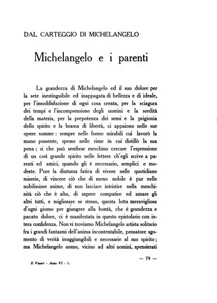 Il Vasari rivista d'arte e di studi vasariani