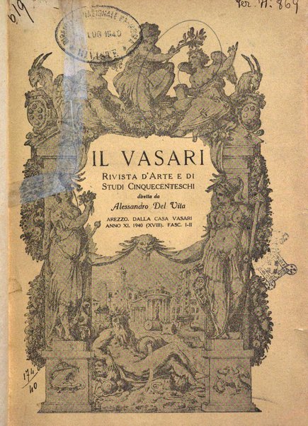 Il Vasari rivista d'arte e di studi vasariani