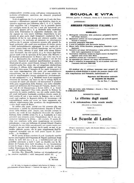 L'educazione nazionale