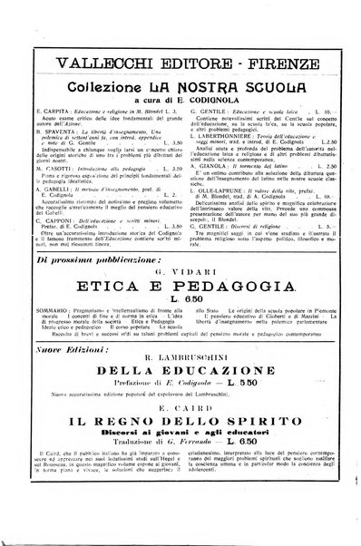 L'educazione nazionale