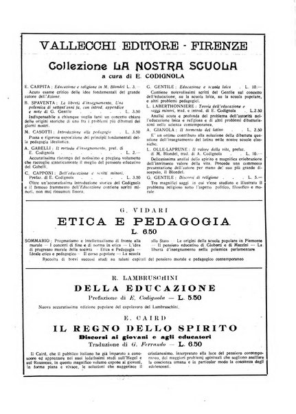 L'educazione nazionale