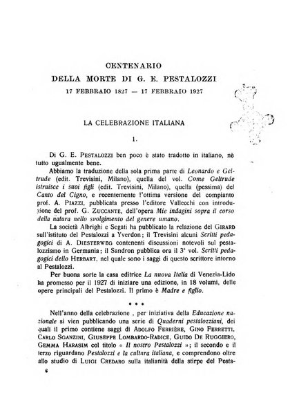 L'educazione nazionale