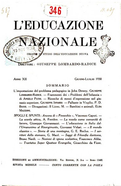 L'educazione nazionale