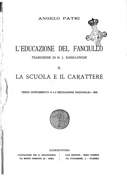 L'educazione nazionale