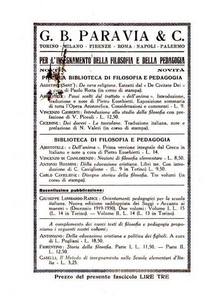 L'educazione nazionale