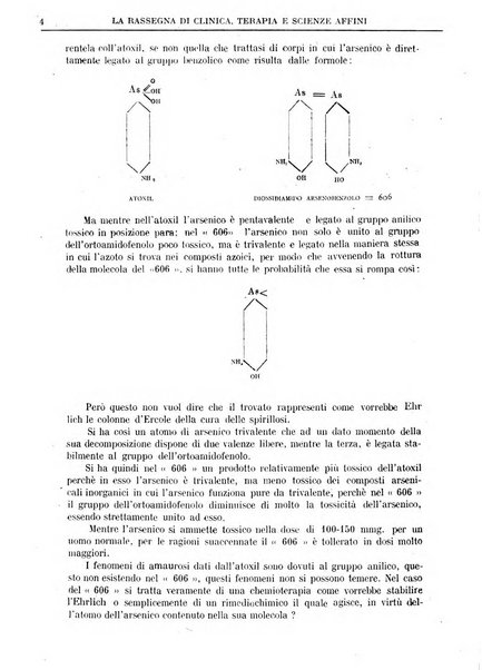 La rassegna di clinica, terapia e scienze affini