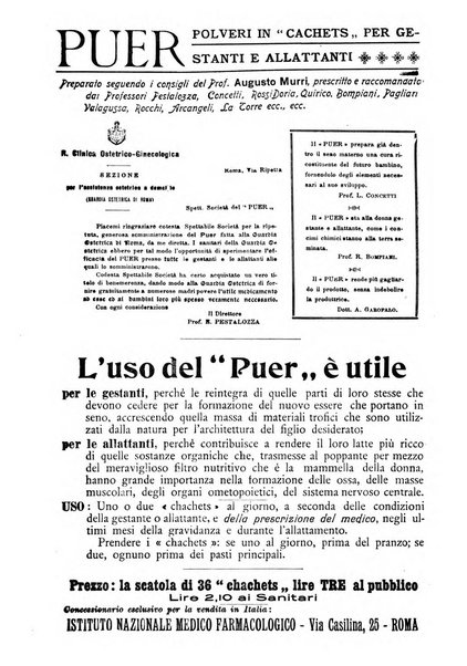 La rassegna di clinica, terapia e scienze affini