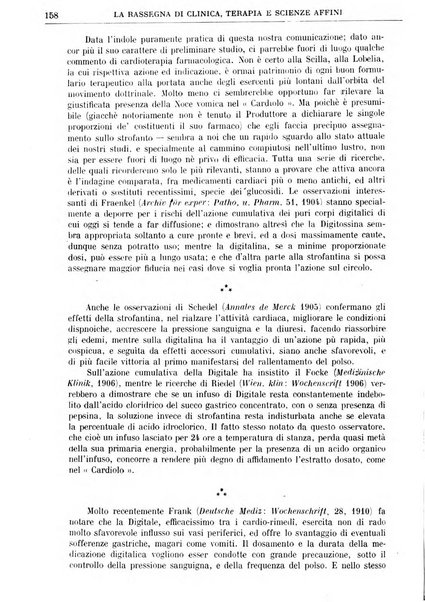 La rassegna di clinica, terapia e scienze affini