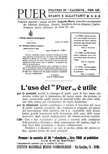 La rassegna di clinica, terapia e scienze affini