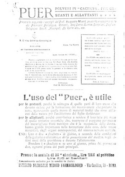 La rassegna di clinica, terapia e scienze affini