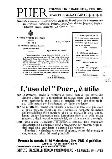 La rassegna di clinica, terapia e scienze affini