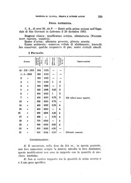 La rassegna di clinica, terapia e scienze affini