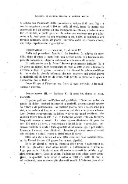 La rassegna di clinica, terapia e scienze affini