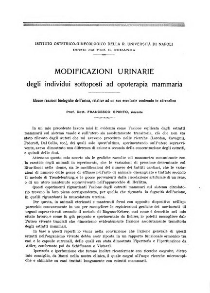 La rassegna di clinica, terapia e scienze affini