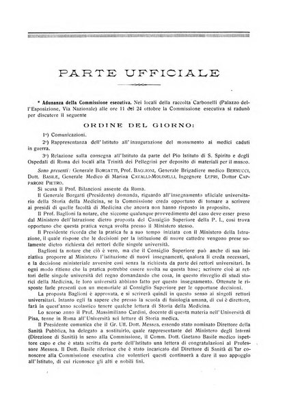 La rassegna di clinica, terapia e scienze affini