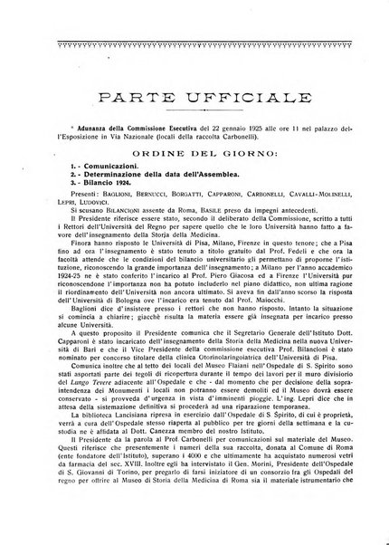 La rassegna di clinica, terapia e scienze affini