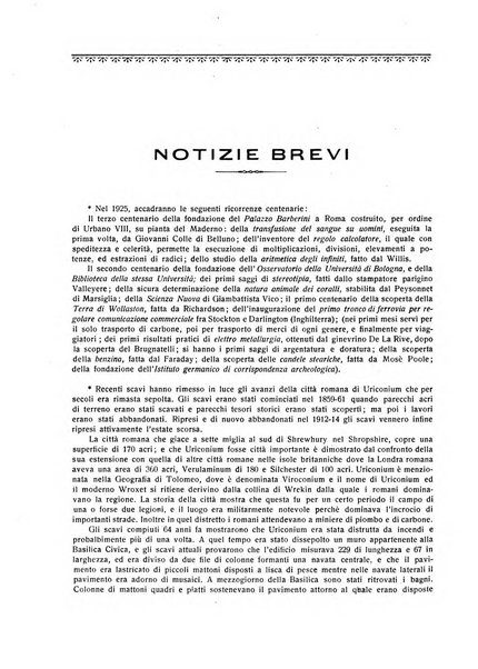 La rassegna di clinica, terapia e scienze affini