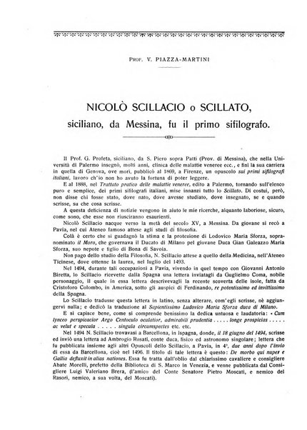 La rassegna di clinica, terapia e scienze affini