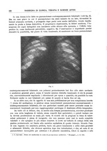 La rassegna di clinica, terapia e scienze affini