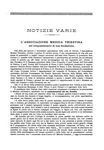 La rassegna di clinica, terapia e scienze affini