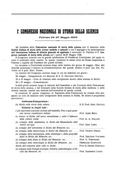 La rassegna di clinica, terapia e scienze affini