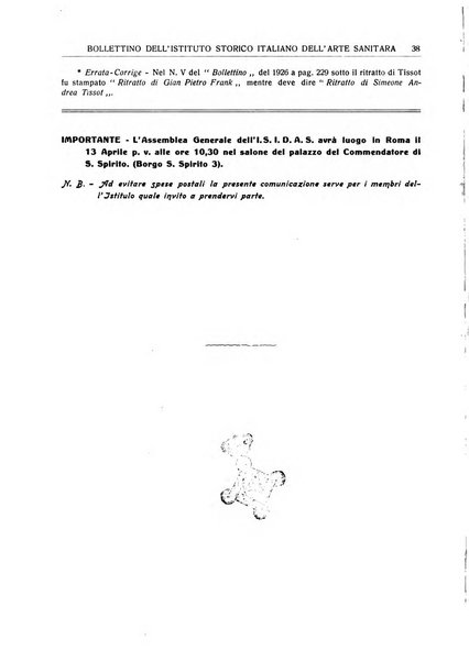 La rassegna di clinica, terapia e scienze affini