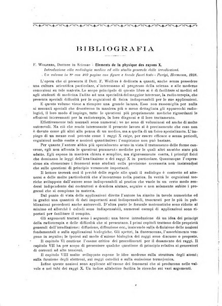 La rassegna di clinica, terapia e scienze affini