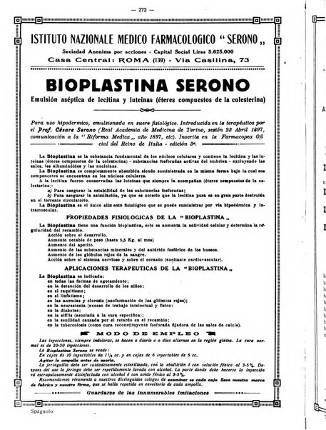 La rassegna di clinica, terapia e scienze affini