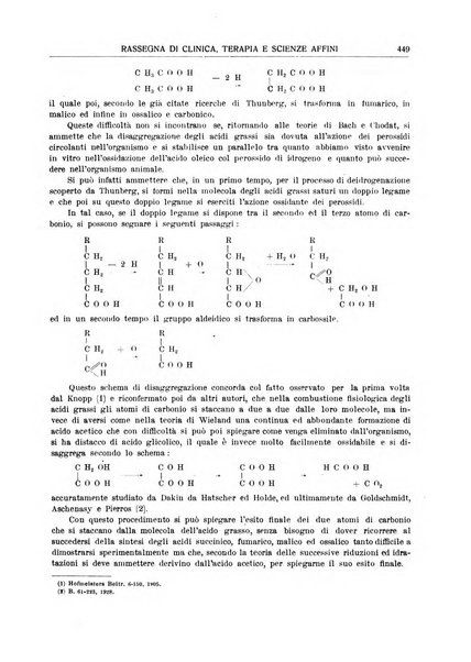 La rassegna di clinica, terapia e scienze affini