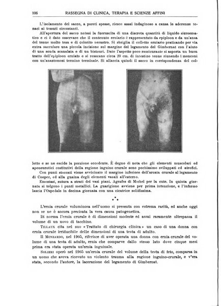 La rassegna di clinica, terapia e scienze affini