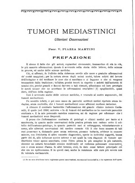 La rassegna di clinica, terapia e scienze affini