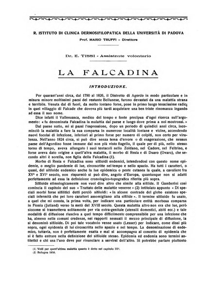 La rassegna di clinica, terapia e scienze affini