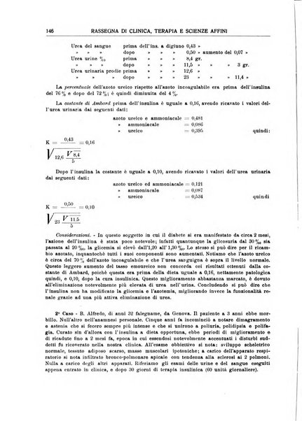 La rassegna di clinica, terapia e scienze affini