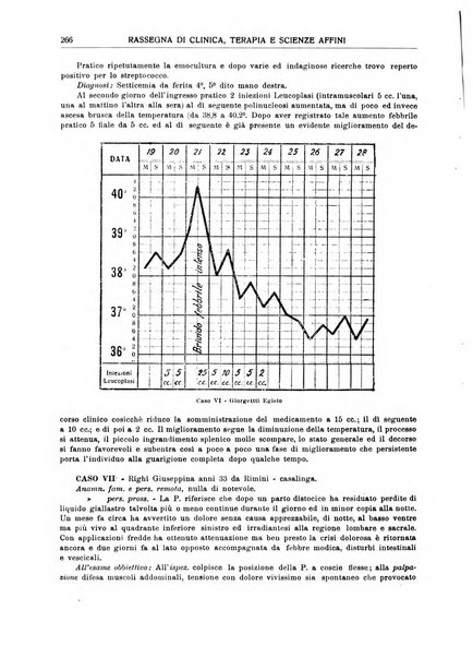 La rassegna di clinica, terapia e scienze affini