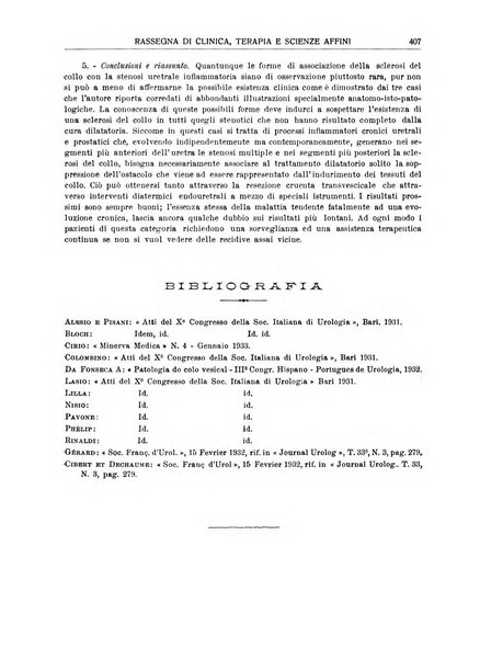 La rassegna di clinica, terapia e scienze affini