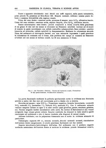 La rassegna di clinica, terapia e scienze affini