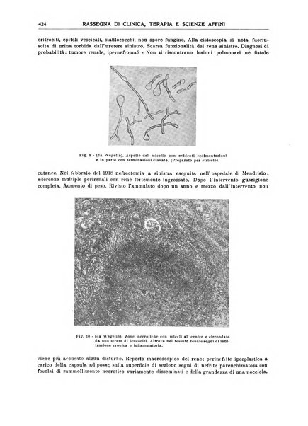 La rassegna di clinica, terapia e scienze affini