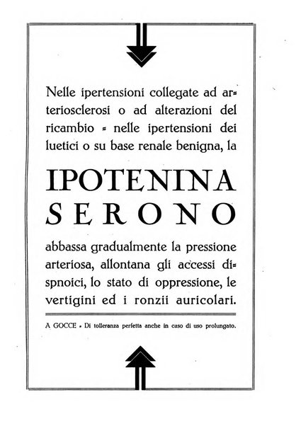 La rassegna di clinica, terapia e scienze affini