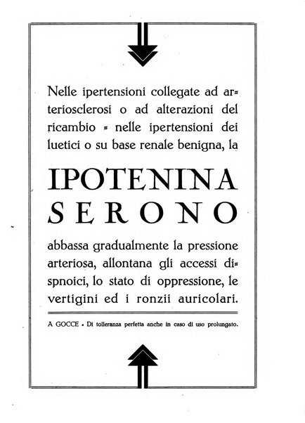 La rassegna di clinica, terapia e scienze affini