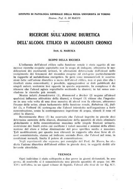 La rassegna di clinica, terapia e scienze affini