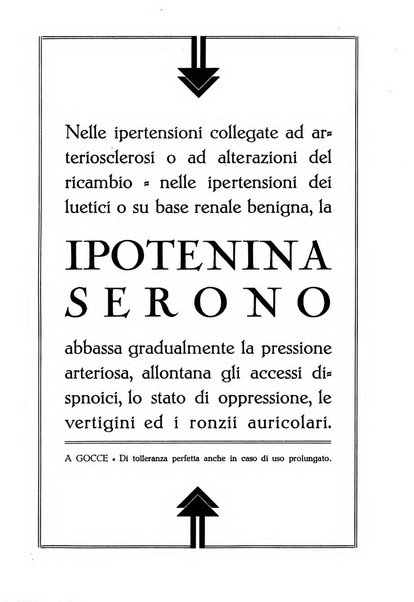 La rassegna di clinica, terapia e scienze affini