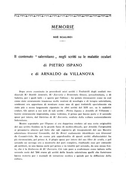 La rassegna di clinica, terapia e scienze affini