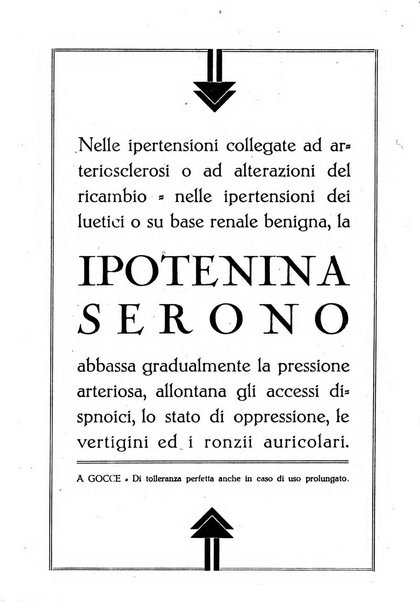 La rassegna di clinica, terapia e scienze affini