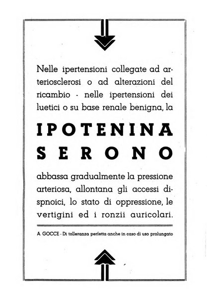 La rassegna di clinica, terapia e scienze affini