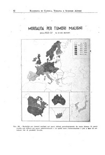 La rassegna di clinica, terapia e scienze affini