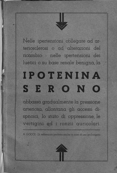 La rassegna di clinica, terapia e scienze affini